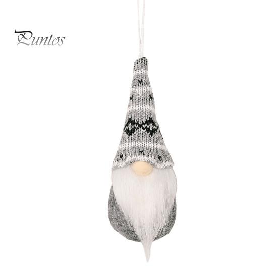 Weihnachtsdekoration zum Aufhängen, Zwergen-Ornamente aus Plüsch, handgefertigt, gesichtslose Zwergfigur für Baum, Wand, Kamin, Fensterdekoration