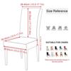 High Stretch Jacquard Three-Dimensional Chair Cover for Dining Room, Kitchen, Home Thick Fabric Covers, Easily Washable Covers