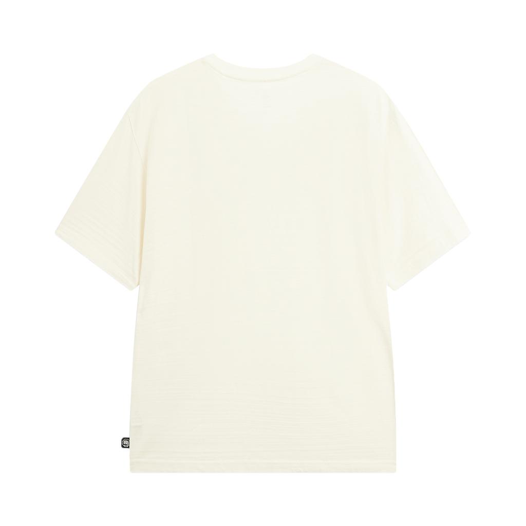 Li-Ning Badfive Loose Fit Round Neck Letter Graphic Print T-Shirt Men tops AHSW005-1