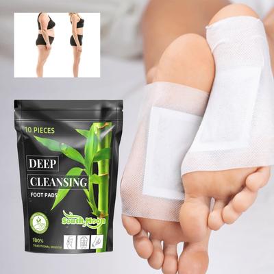 Fußpolster (10 PCS) Tiefenreinigende Fußpads mit natürlichen Inhaltsstoffen, Fußpad aus natürlichem Essig und Puder.