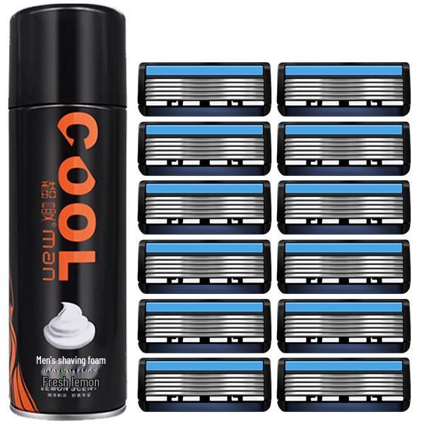 6-Blade Men's Manual Disposable Shaving Razor