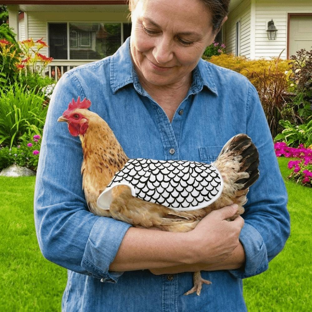 Anti-Pecking Hen Apron Adjustable Poultry Apron Protective Gear Chicken Saddle Pecking Prevention