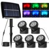 Solar Amphibious Underwater Light IP68 Waterproof Lawn Courtyard Lamp