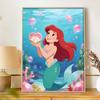 Disney Diamond Painting Kit Classic Mermaid Home Decor Craft Perfect Gift Idea Diamond Art