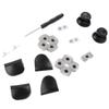 Controller Replacement Kit for PS5 Handle Conductive Rubber Pad Rocker 3D Plastic Cap L12 Replacement Buttons Set