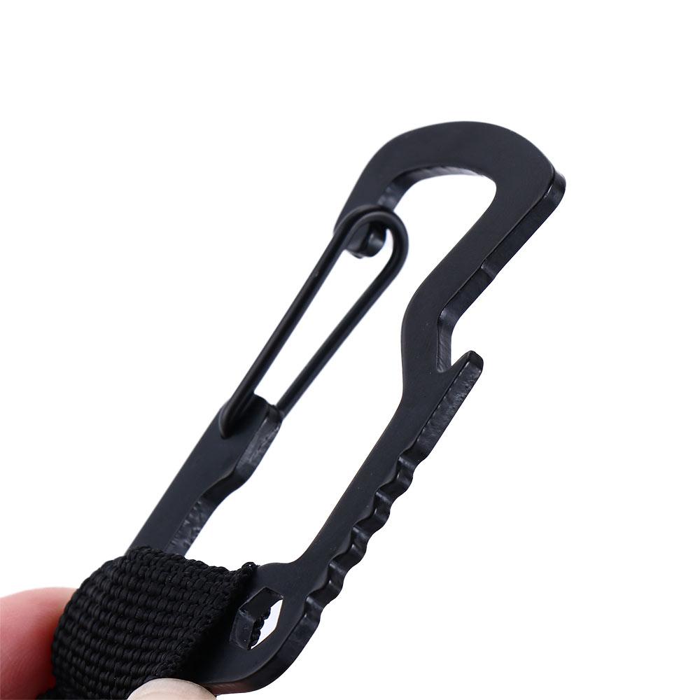 Belt Pull Carabiner Office Supplies Opener Badge Holder Clip Keychain Key Ring Clips Badge Reel