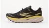 Brooks Cascadia 19 sneakers breathable flexible rock plate Black/Yellow/Chateau