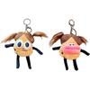 Cartoon Keychain Funny Fried Hair Potato-Man Plush Toy Big Eyes Sausage Mouth Potato Doll Plush Pendant Soft Cartoon Doll Plushie