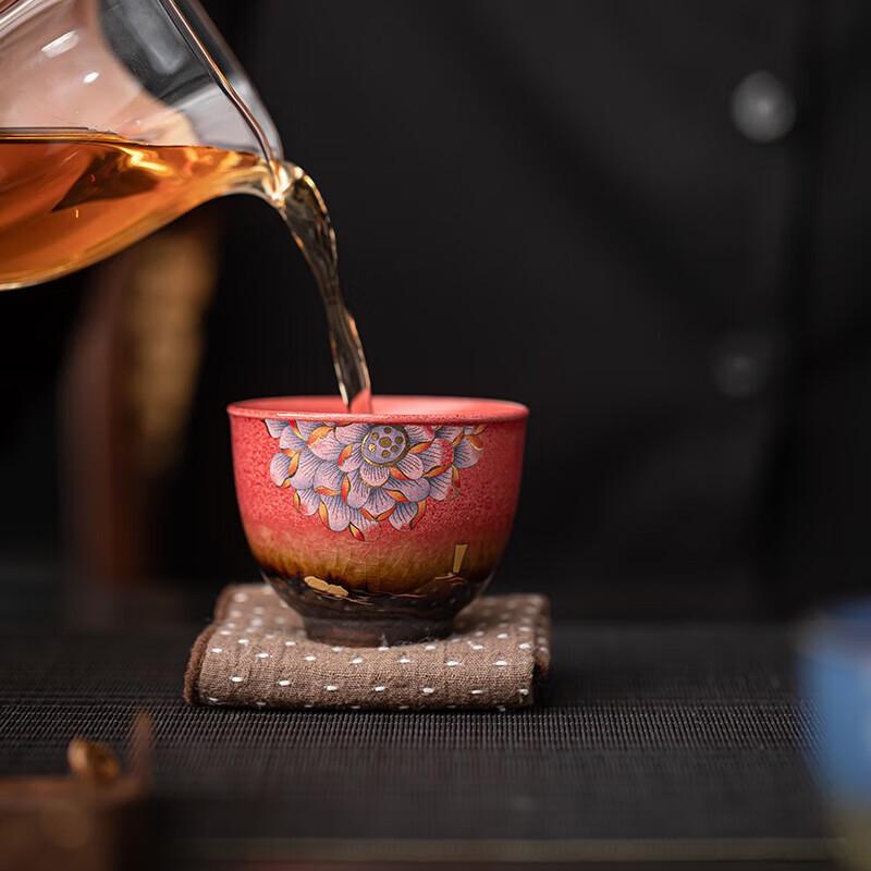 Su's Ceramic Dunhuang Lotus Master Tea Cup