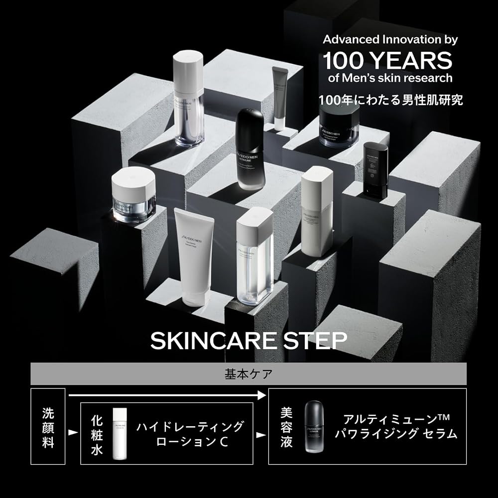 Shiseido MEN Hydrating Lotion C 150ml for Men's Skin Care, Moisturizing, Pore Care