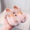Girls' Patent Leather Bow Princess Shoes: Non-slip, Soft Sole for Spring/Autumn, Perfect for Evening Gowns and Performances