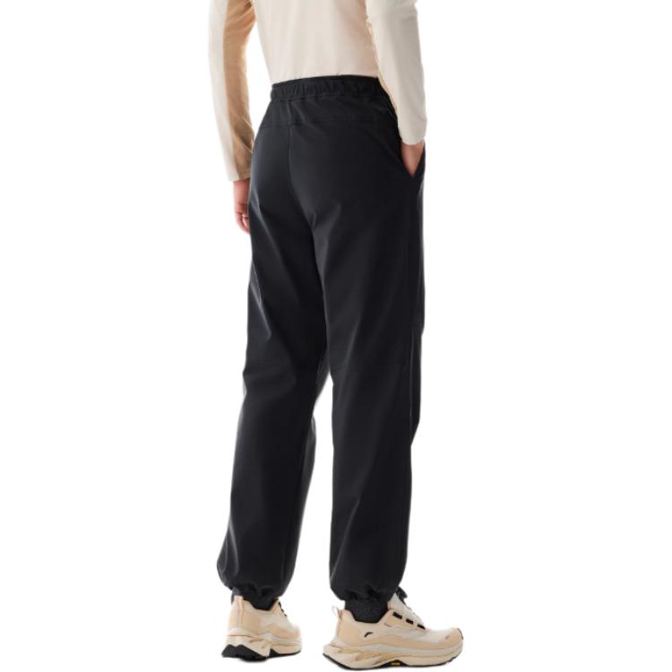 Anta Outdoor Series Lace-Up Wear-Resistant Sports Casual Pants Men Pants Basic-Black 952446502-3