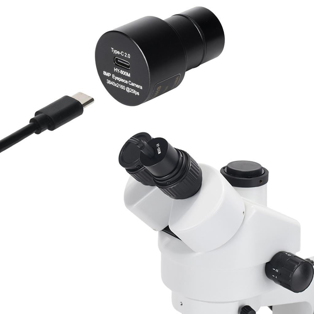 Digital Electronic Eyepiece IMX377 USB Microscope Camera FHD 4K USB2.0 Color 8MP Digital Camera Free Driver for