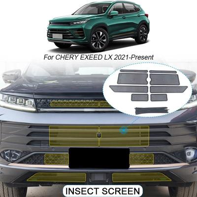 Araba Böcek Geçirmez Hava Giriş Koruma Kapağı Airin Eklenti Net Havalandırma Yarış Izgara Filtresi CHERY EXEED LX 2021-2025 Araba Aksesuarı