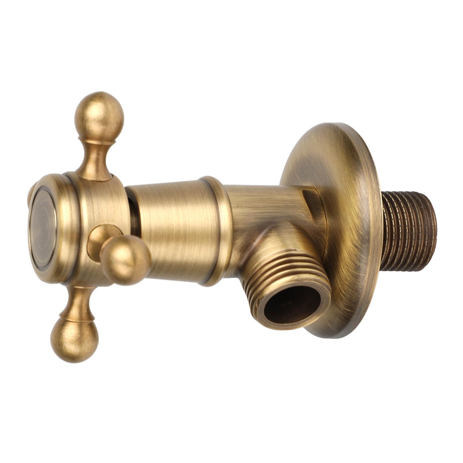 

European Hardware Bathroom Brass Triangle Valve Antique Angle Valve