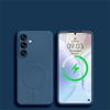Custodia Magnetica Wireless in Silicone Liquido per Samsung Galaxy S26 S25 S24 S23 S22 Ultra Per Magsafe Copertura Antiurto