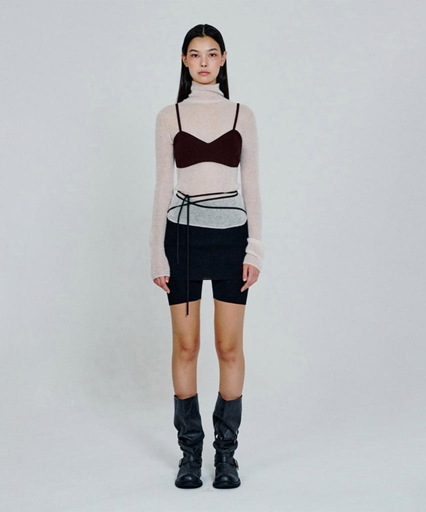 Deoaeteus Knit Bikini_Brown