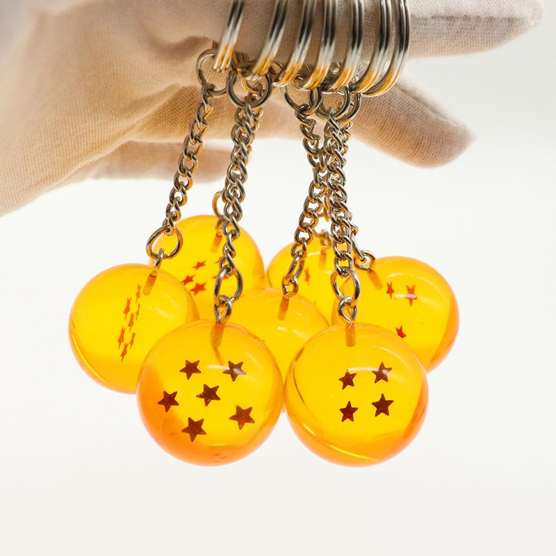 New  Keychain ing Gift Toy Summoning God Dragon Star Ball  Cartoon Pendant Anime Pendant Toy Gifts