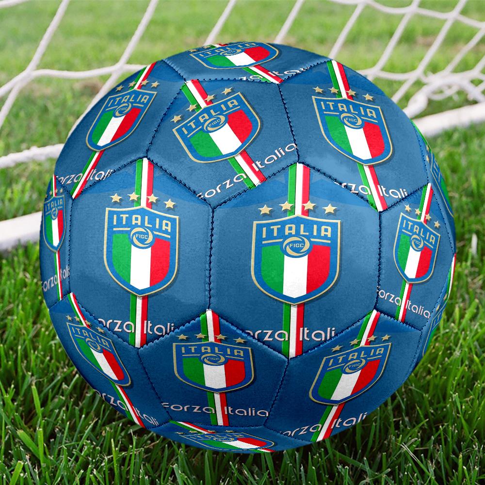 Italy Shield Design Printed Size 5 Soccer Balls, High-Quality, Anti-Slip, Protective Football, A Unique Gift , Birthdays, Christmas Gifts