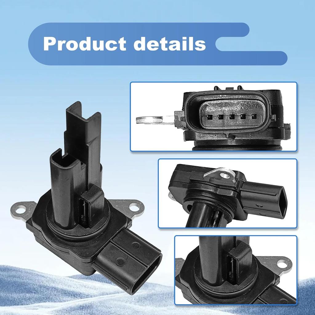 1 Pcs MAF Mass Air Flow Sensor Meter, Compatible with 2007-2017 Camry, 2009-2018 Corolla, 2006-2018 RAV4, 2007-2012 ES350, 2007-2012 RX350, Replace