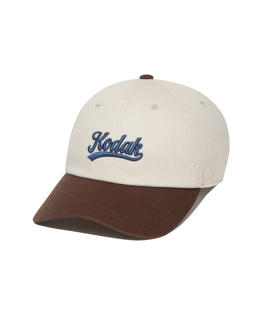 KODAK Relax Fit Lettering Combination Ball Cap Ivory