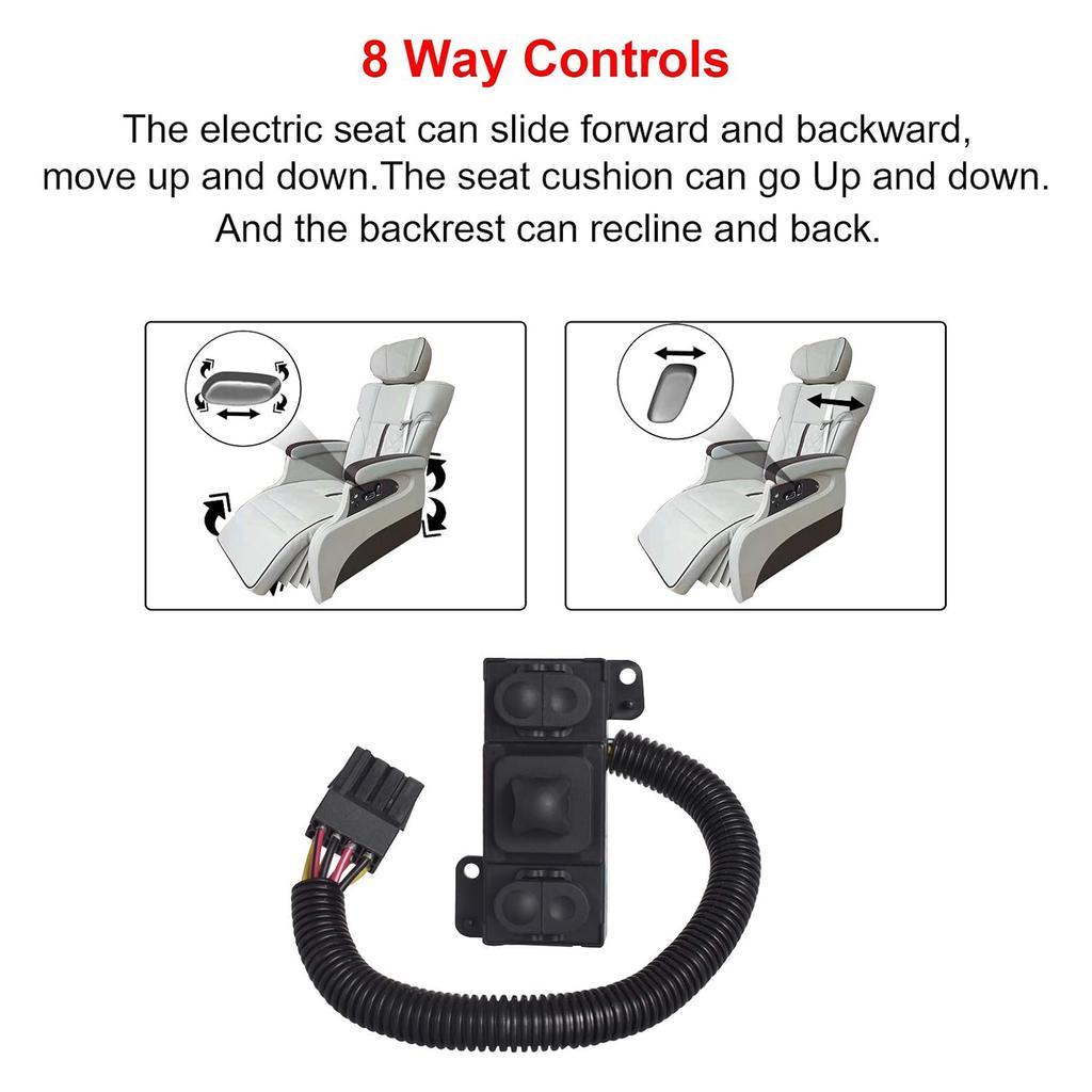 Truck Accessories Seats Power Switch Replacement Power Seats Adjustment Tilt Control Switch F7UZ14A701AA