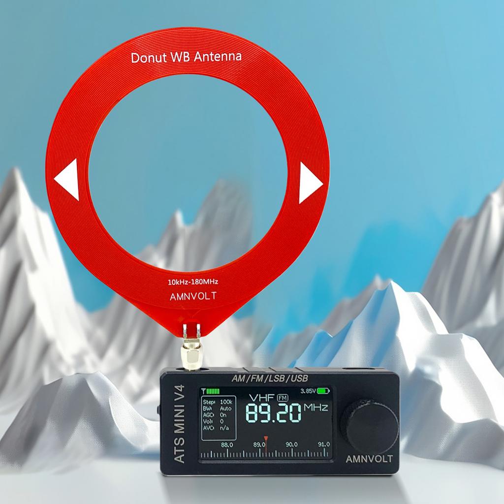 Portable AM FM Radio Receiver 1.9inch IPS Screen LSB USB Transistor Pocket Radios for Walking Hiking Camping