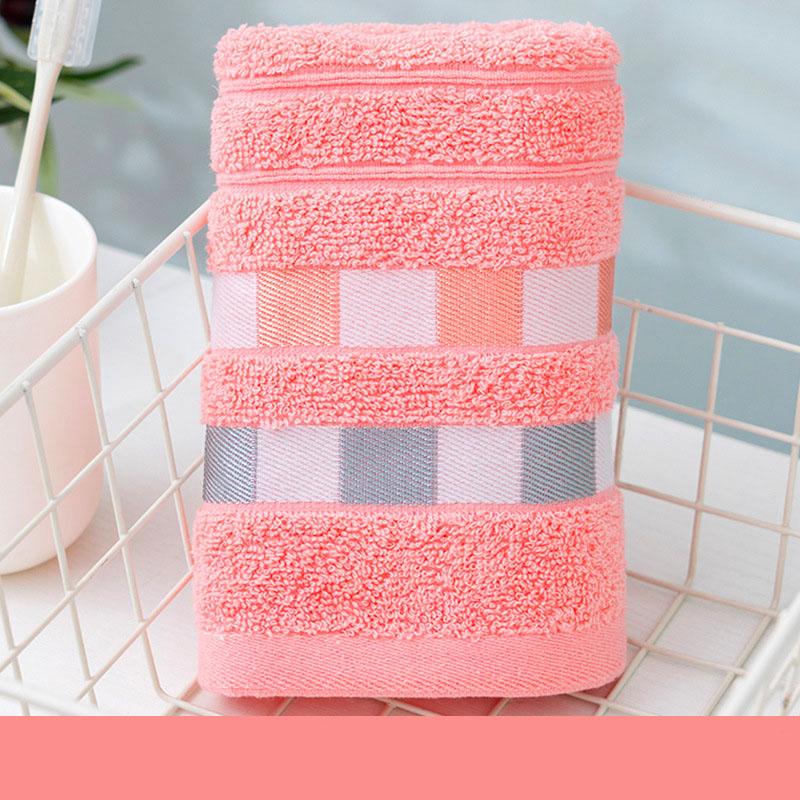 Pure Cotton Thick Absorbent Face Towel Large Size Home Bath Towel with Jacquard Patterns Quick Dry Soft Skin Friendly