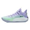 Li Ning Sonic 9 Low Shock Absorption Non-Slip Durable Low-Top Basketball Shoes Men Basketball Shoes Soft-Purple ABAR039-4