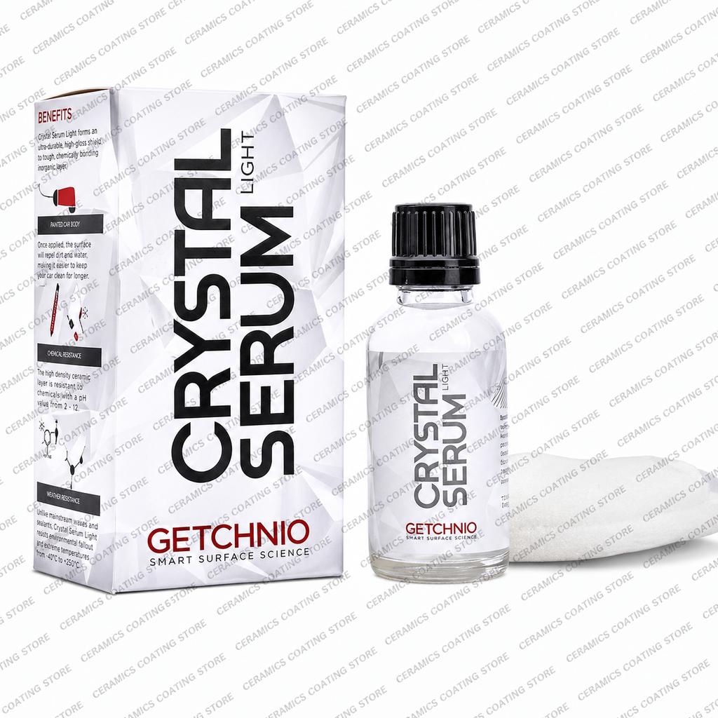 Crystal Serum Lätt Keramiskt Lackskydd för Bilar Skyddar Billack Hög Glans Lätt att Applicera 50 ml 5 års Hållbarhet