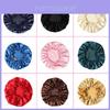 Luxurious Satin Sleep Night Cap For Curly Hair Beauty Salon Head Cover Bonnet Hat