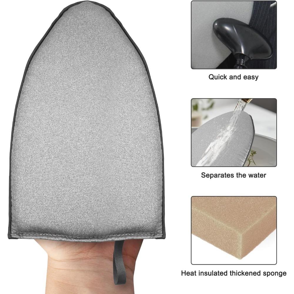 Waschbares Bügelbrett Hitzebeständige Bügelunterlage Bezug Handschuhe Handgehaltene Hitzebeständige Bügelmatte für Kleiderbügeln Schutztuch