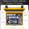 Lykus Titan M400 Waterproof Case (Yellow) for DJI Mavic 4 Pro Fly MoreCreator Combo and DJI RC Pro 2RC2 Remote Controller, Holds 6 [Case Only]