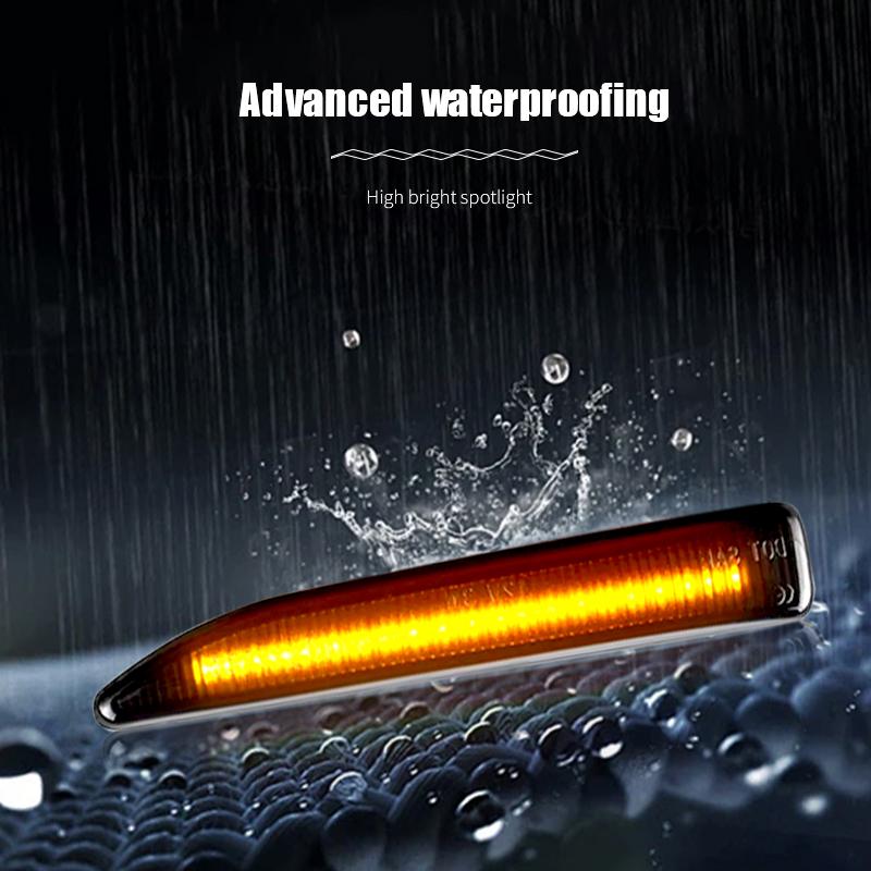 Autozubehör Rauch Dynamische LED Seitenmarkierungsleuchte für BMW 7er Reihe E65 E66 E67 E68 2001 bis 2008 LED Blinkleuchte