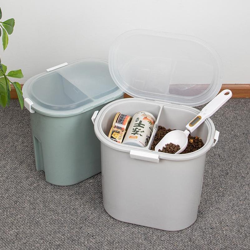 Galeată fierbinte pentru depozitarea hranei pentru pisici Depozitare etanșă, rezistentă la umiditate, sub vid Galeată pentru hrana pisicilor Galeată pentru depozitarea hranei pentru animale de companie de mare capacitate