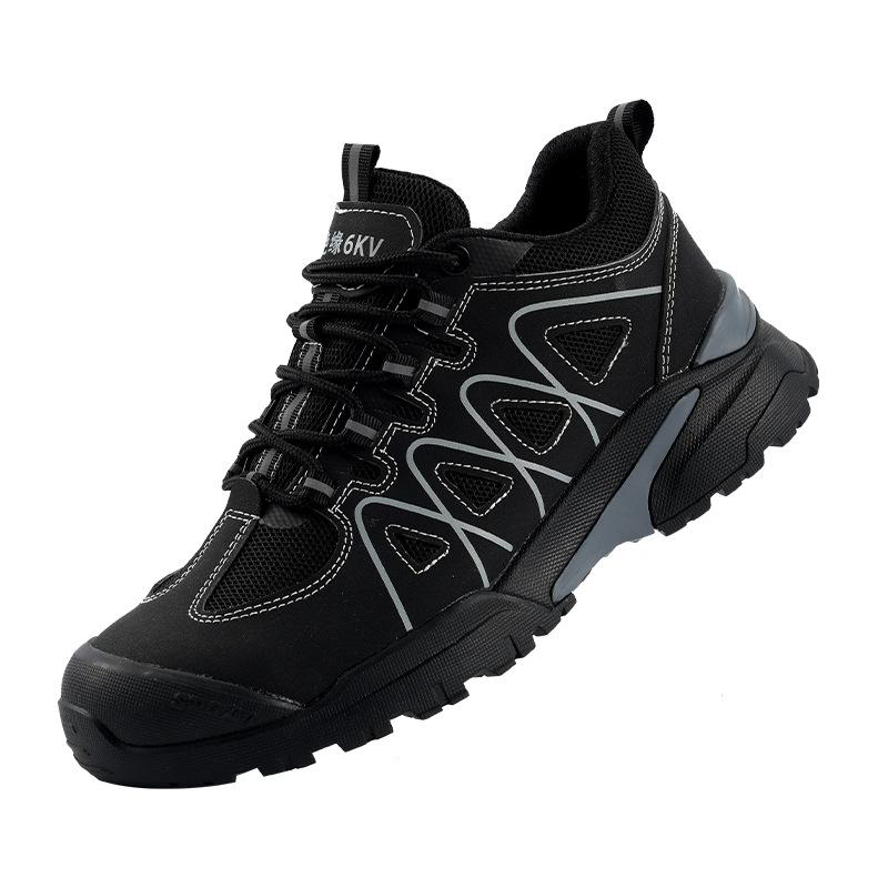 Labor Shoes Anti-smashing and Anti-puncture Steel Baotou Wear-resistant Protective Safety Shoes Work Men's Shoes