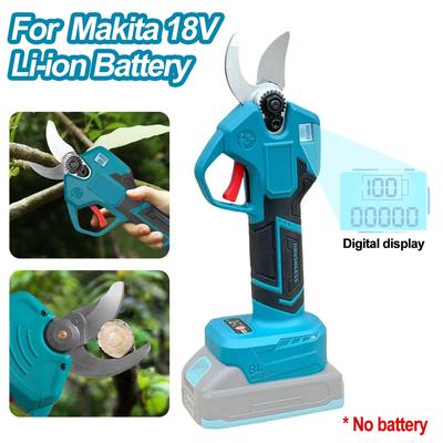 30mm 4 rychlosti Bezkartáčové elektrické zahradnické nůžky Efektivní dobíjecí Zahradní zkrášlovací elektrické nářadí Pro baterii Makita 18V-21V