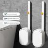 Disposable No-Punch Toilet Brush with Replacement Head - Essential Home Bathroom Cleaner