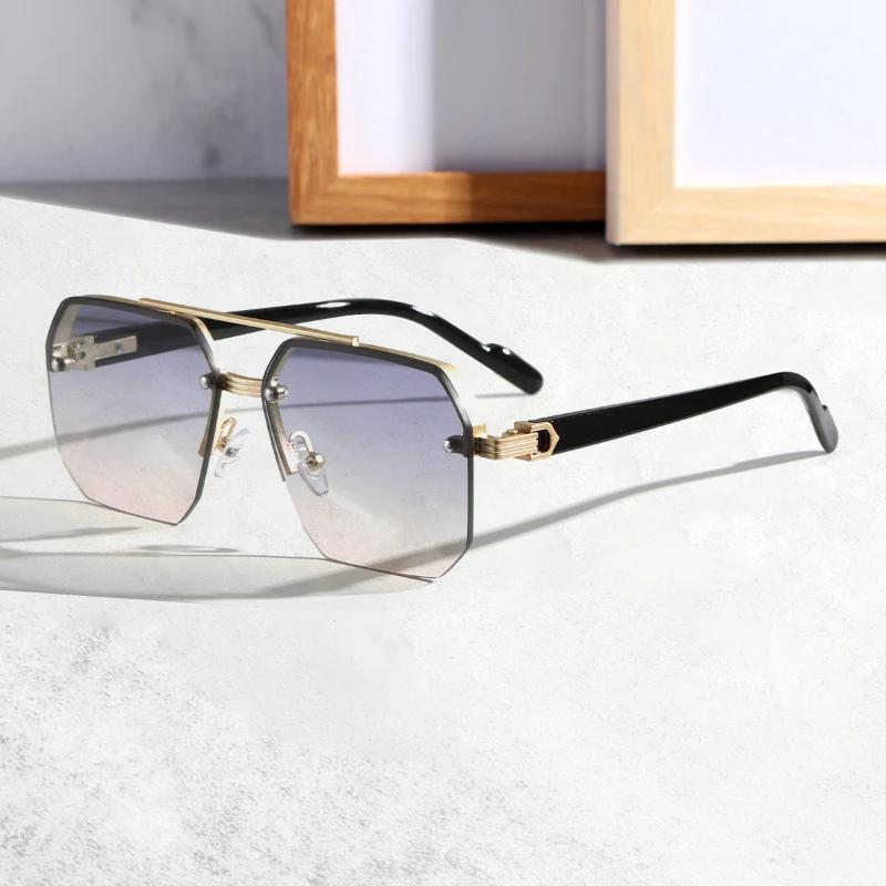 2025 Fashion Luxury Sunglasses for Men Women Retro Outdoor UV400 Shades Sun Glasses Unisex 8 Colors Classic Half Frame Eyewear