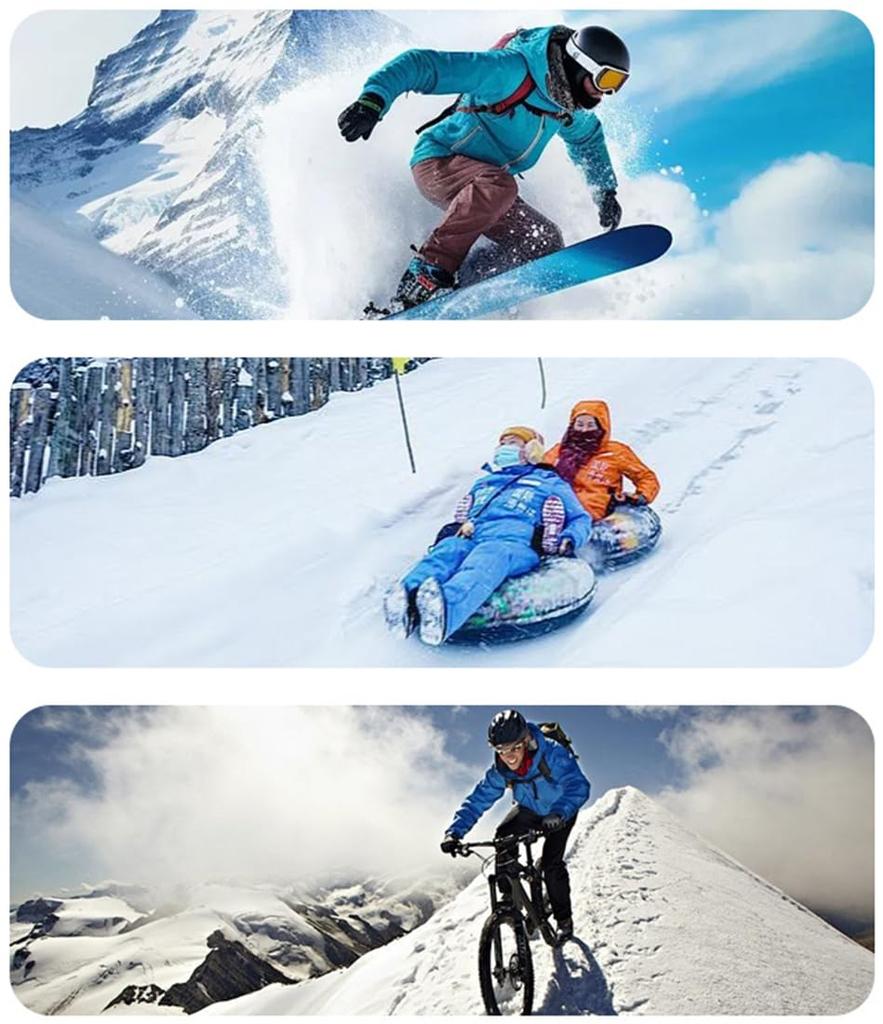 AISHITE Luvas de Inverno para Esqui, Ciclismo, Motocicleta, Dedos Inteiros, Smartphone, Longas de Lã para Exterior, Unissex, Luvas, Luvas, Luvas, Luvas, Compatíveis,