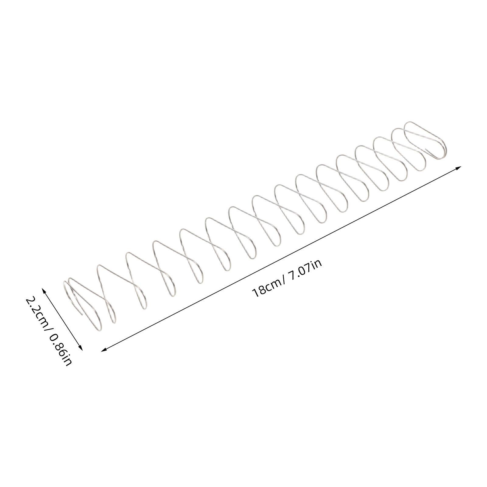 2Pcs Flat Wire Springs 170Mm Trapezoidal Compression Heavy-Duty Rectangular Mechanical Flat Compression Spring Components High other