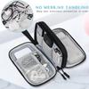 1pc Data Cable Storage Bag Waterproof Portable Carry Case  Storage Bag Travel Organizer Bag for Cable Cord USB Charger