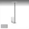 2Pack WallMounted Stainless Steel Paper Towel Holder, NoDrill Kitchen Organizer Silver 15cm