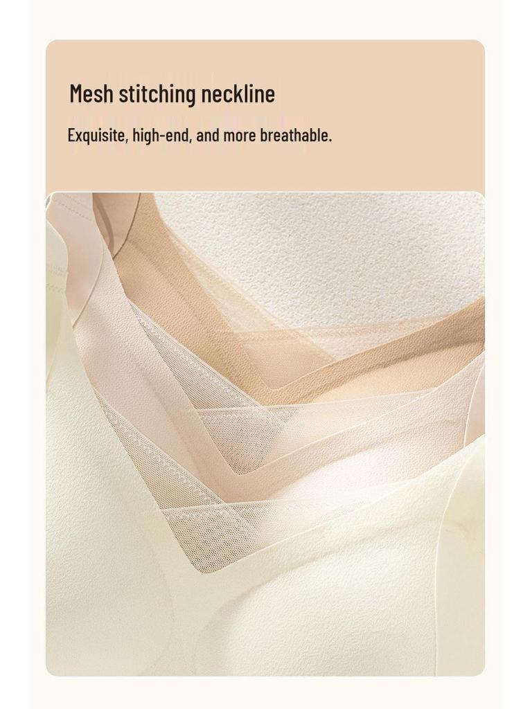 Seamless Lifting Bra for Large Busts - Wire-Free, Anti-Sagging, Armpit Fat Collection, Fixed Cup