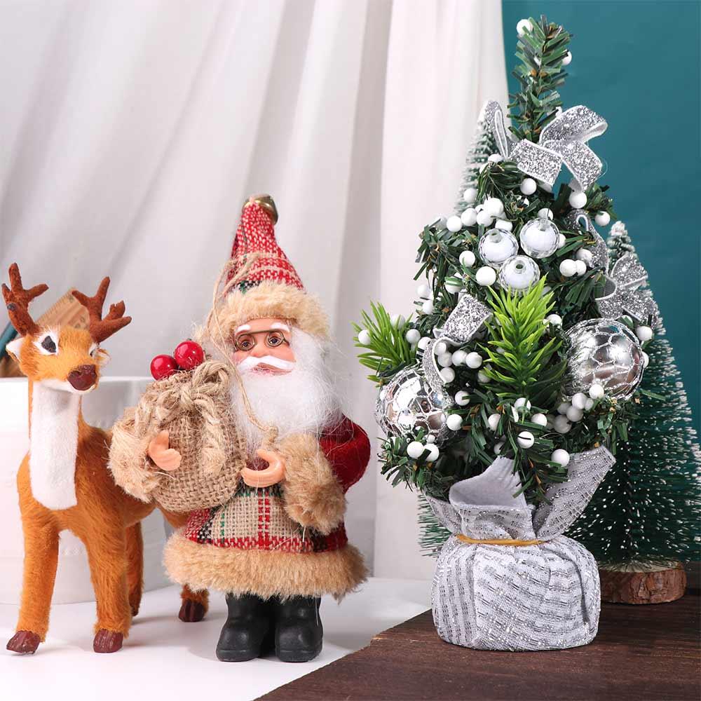 PVC Tabletop Christmas Tree Christmas Tree Artificial Mini Christmas Trees Holiday Decorations
