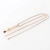 Mindfulness Training Whistle Necklace Rotatable Portable Relaxation Necklace Stainless Steel Yoga Necklace Necklace