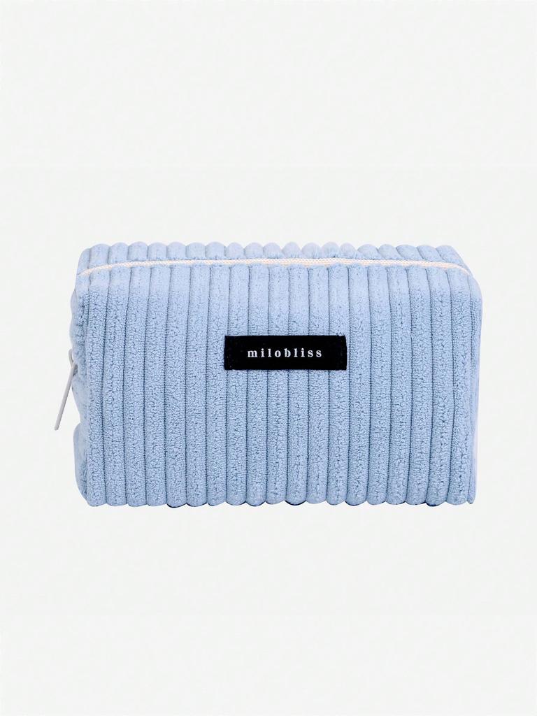 1PC New corduroy makeup bag, large-capacity plush makeup bag inner liner, portable beauty products storage bag
