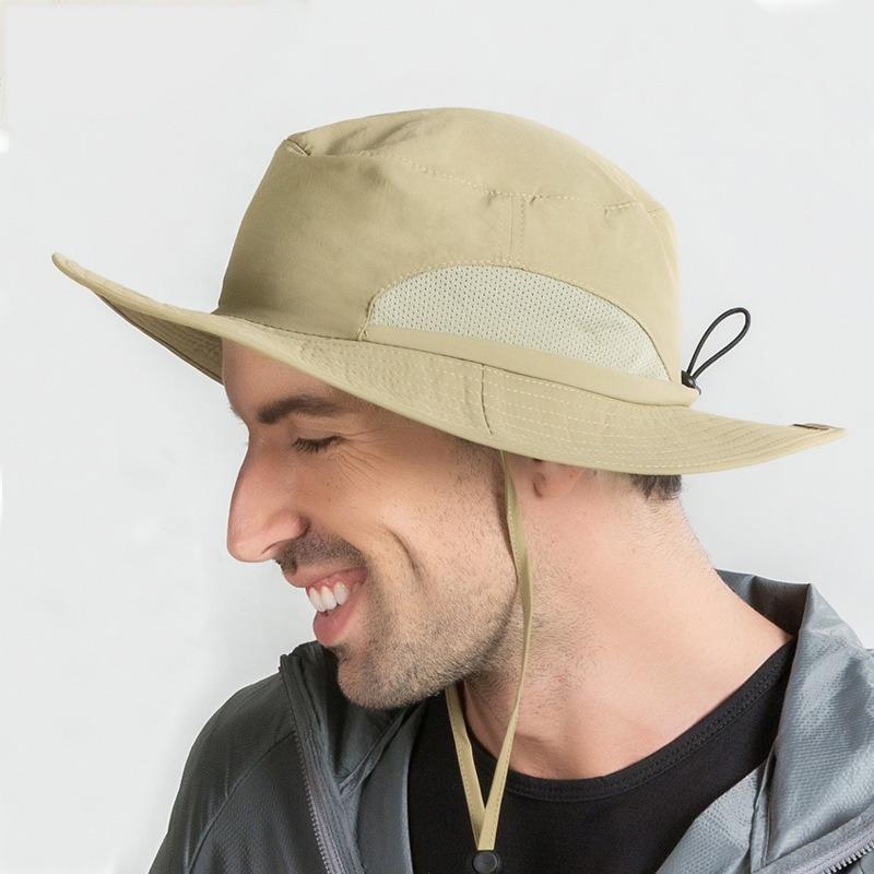 Sun Hat Outdoor Spring and Summer Camping Bucket Hat Sun Hat Men and Women Mountaineering Breathable Fishing Hat Sun Hat