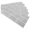 6pcs Gray Tile Pattern Wall Decal Waterproof SelfAdhesive Wall Sticker for Home Kitchen