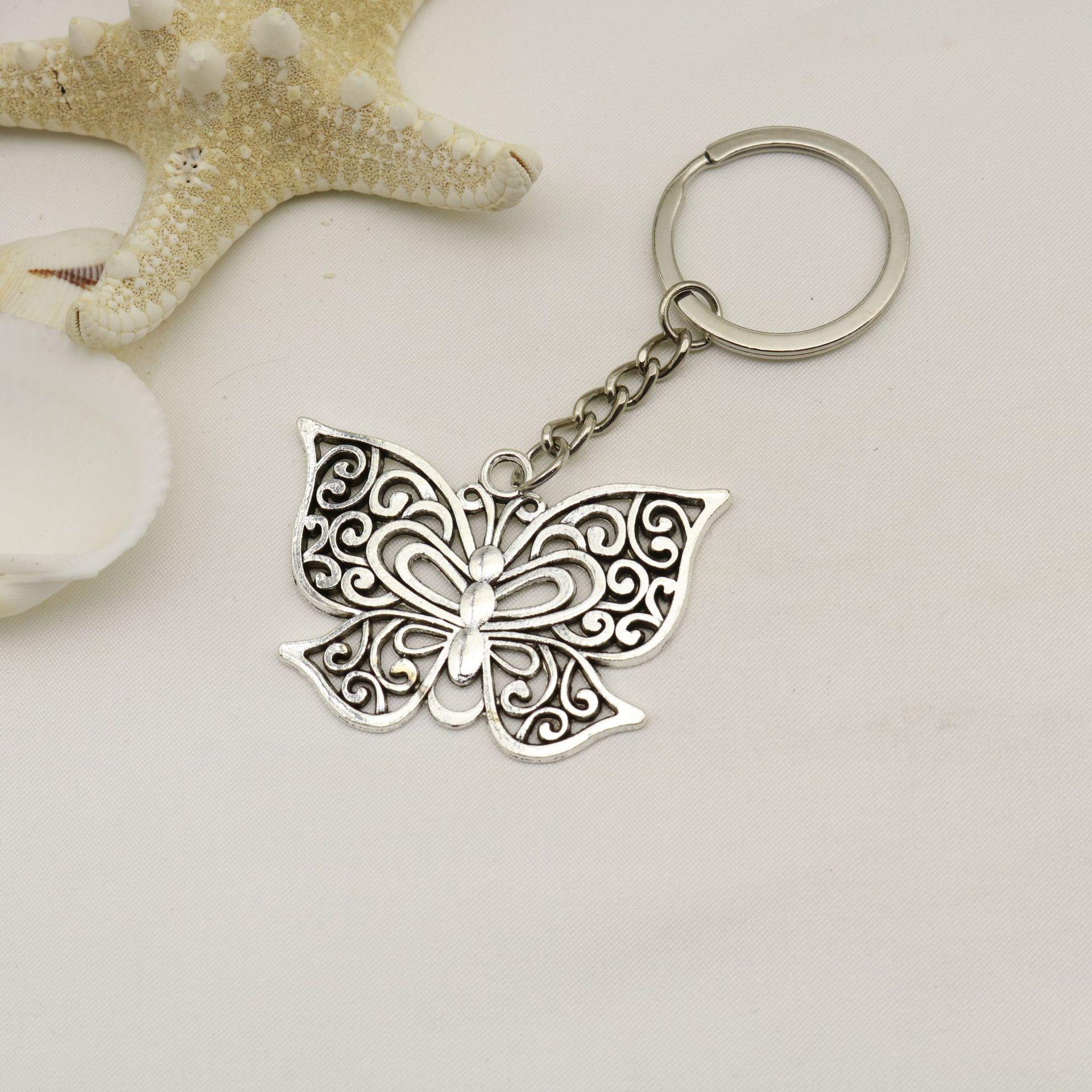 Simple Butterfly Keychain Pendant